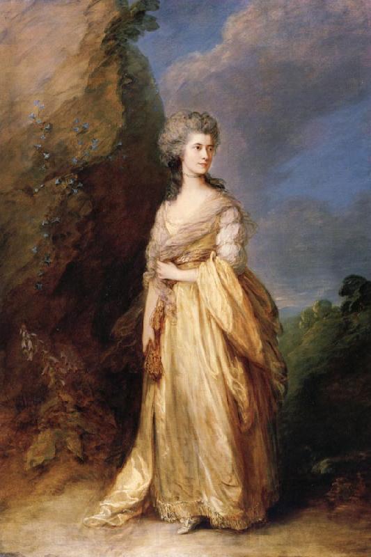 Thomas Gainsborough Mrs.Peter william baker Norge oil painting art